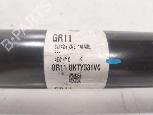Right front driveshaft HYUNDAI TUCSON (NX4E, NX4A) 1.6 T-GDi | BP39416583M39 - Image 2