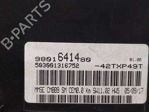 Instrument cluster PEUGEOT PARTNER Tepee 1.2 THP | BP28362792C47 