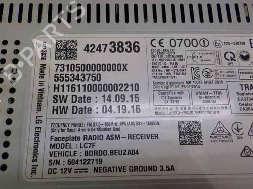 Radio OPEL CORSA E (X15)  | BP6151194E6 