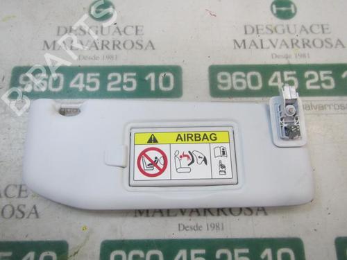 Used Right sun visor Right sun visor PEUGEOT 208 I (CA_, CC_) 1.6 HDi / BlueHDi 75 (75 hp) 3879400 3879400