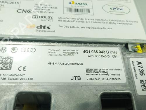 Electronic module AUDI A6 C7 (4G2, 4GC) 2.0 TDI | BP32689905M83 - Image 4