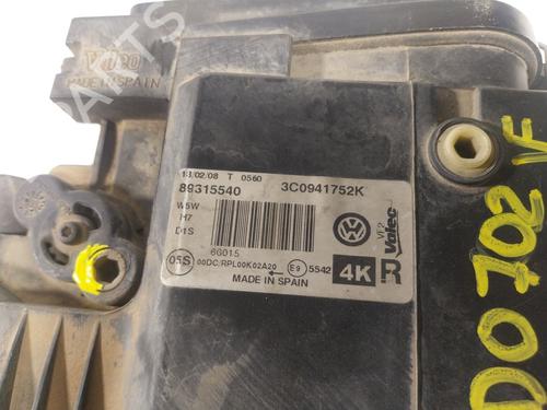 Right headlight VW PASSAT B6 Variant (3C5) 2.0 TDI 16V | BP26594121C29 - Image 5