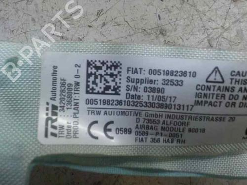 Right seat airbag FIAT TIPO Saloon (356_, 357_) 1.4 (356SXA1B) | BP5096284C14 
