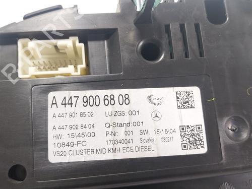 Instrument cluster MERCEDES-BENZ VITO Tourer (W447) 114 CDI / 114 BlueTEC (447.701, 447.703, 447.705) | BP28806118C47 