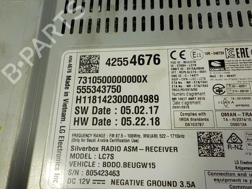 Radio OPEL ASTRA K (B16)  | BP13537766E6 