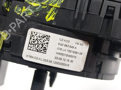 Steering column stalk VW GOLF VII (5G1, BQ1, BE1, BE2) 2.0 TDI | BP20294106I23 