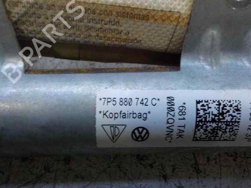 Høyre gardin kollisjonspute PORSCHE CAYENNE (92A)  | BP6301791C12 