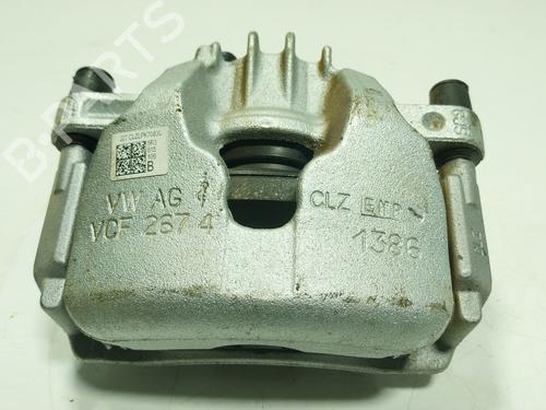 Right front brake caliper VW CADDY V Box Body/MPV (SBA, SBH) 2.0 TDi BMT | BP28050131M104 