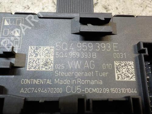 Electronic module VW GOLF VII (5G1, BQ1, BE1, BE2) 1.6 TDI | BP4005502M83 