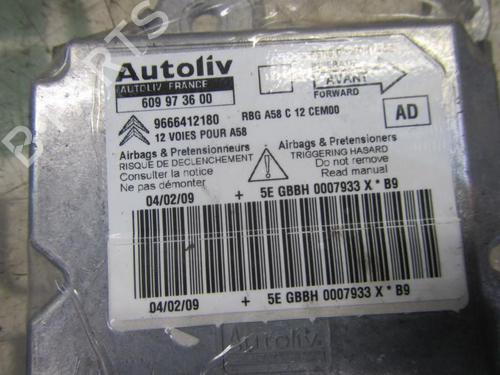 ECU airbags CITROËN C3 Picasso (SH_)  | BP3849180M53 