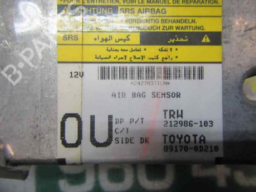 Kollisjonspute styreenhet TOYOTA YARIS (_P9_) 1.4 D-4D (NLP90_, NLP90R) | BP3877272M53 