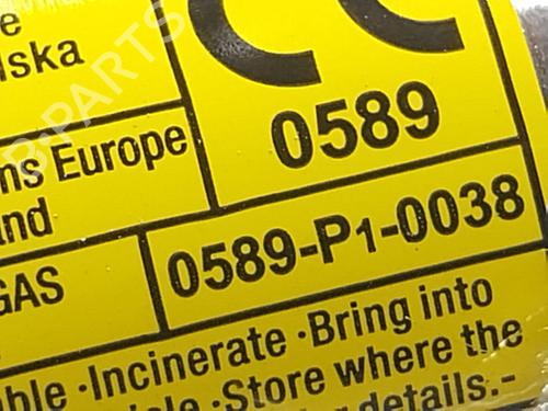 Right curtain airbag TOYOTA AYGO (_B4_) 1.0 VVTi (KGB40) | BP30617329C12