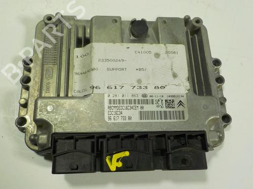 Used Engine control unit (ECU) CITROËN C4 I (LC_) 1.6 HDi (90 hp) 17075758