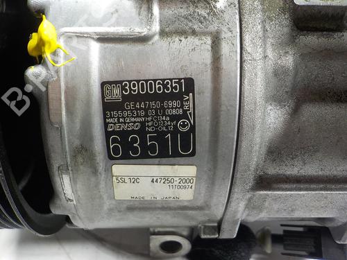 AC compressor OPEL CORSA E (X15) 1.3 CDTI (08, 68) | BP17182209M34 