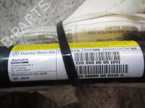 Left curtain airbag MERCEDES-BENZ S-CLASS (W220, V220)  | BP3837441C11 