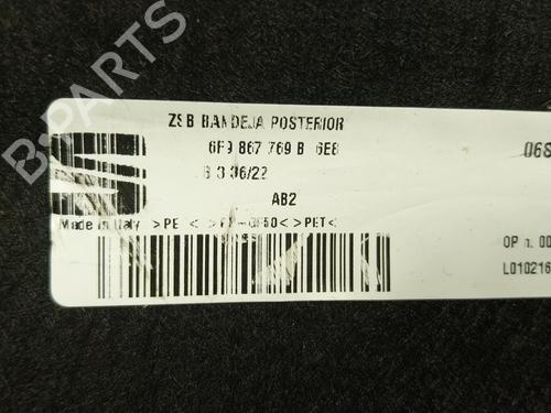 Rear parcel shelf SEAT ARONA (KJ7, KJP) 1.0 TSI | BP29027841C85 