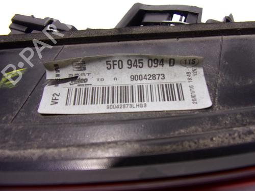 Højre baglygte bagklap SEAT LEON (5F1)  | BP15557128C80 