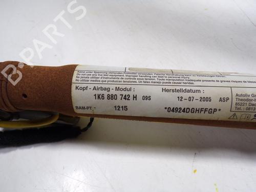 Right curtain airbag VW GOLF V (1K1) 3.2 R32 4motion | BP7291178C12 