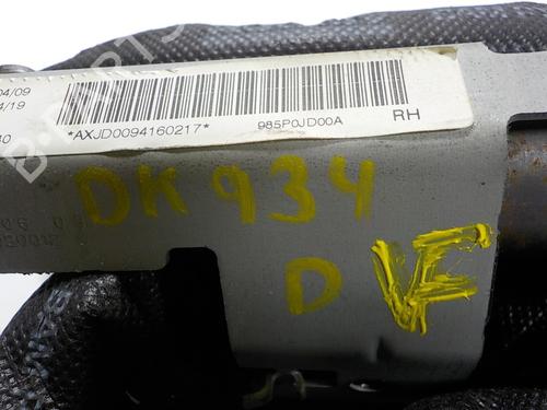 Right curtain airbag NISSAN QASHQAI I (J10, NJ10) 1.5 dCi | BP17042731C12 