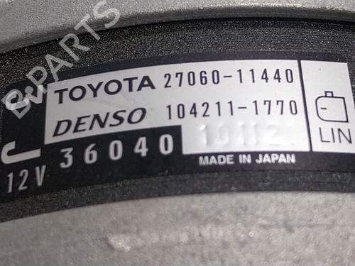 Alternator TOYOTA LAND CRUISER (_J25_) 2.8 D MHEV 4x4 (GDJ251) | BP27620155M7 