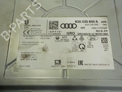 Radio AUDI A1 Sportback (GBA) 30 TFSI | BP12992465E6 