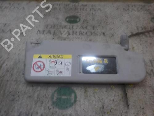 Used Right sun visor Right sun visor SKODA FABIA II (542) [2006-2014] 3997611 3997611