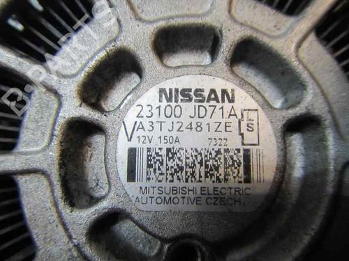 Alternator NISSAN QASHQAI I (J10, NJ10) 2.0 dCi | BP3876574M7 