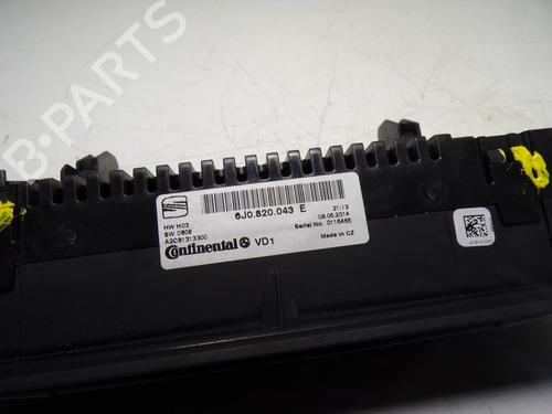 Climate control SEAT IBIZA IV (6J5, 6P1) 1.6 TDI | BP13385522I5 