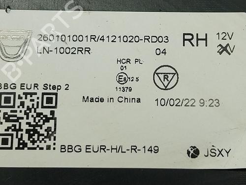 Right front indicator DACIA SPRING EV (B6M1) | BP27499360C33 