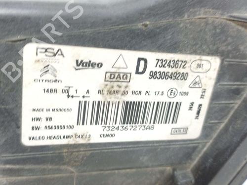 Right headlight CITROËN C4 III (BA_, BB_, BC_) 1.2 PureTech 130 (BAHNSA, BAHNSB) | BP40517974C29 - Image 4