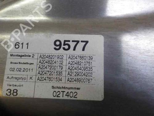 Front left window mechanism MERCEDES-BENZ C-CLASS (W204) C 220 CDI (204.008) | BP5937743C22 