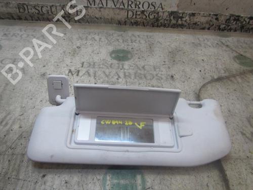 Used Left sun visor PEUGEOT 208 I (CA_, CC_) 1.6 HDi (94 hp) 3838953