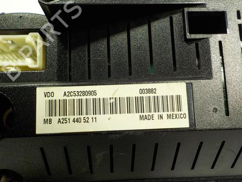 Instrument cluster MERCEDES-BENZ M-CLASS (W164)  | BP9250255C47 