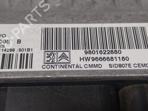 Engine control unit (ECU) PEUGEOT 2008 I (CU_) 1.6 HDi | BP25332832M57 - Image 5