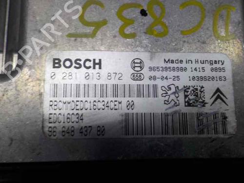 Engine control unit (ECU) CITROËN C5 III (RD_) 1.6 HDi 110 (RD9HZC) | BP4386778M57