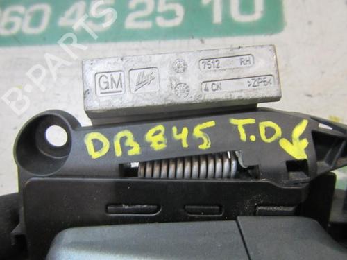 Rear right exterior door handle CHEVROLET CRUZE (J300)  | BP3872335C130