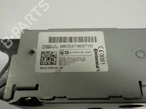 Radio CITROËN C3 II (SC_)  | BP11829514E6 