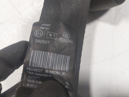 Rear right seatbelt PEUGEOT 3008 I MPV (0U_) 1.6 HDi | BP16958181I28 