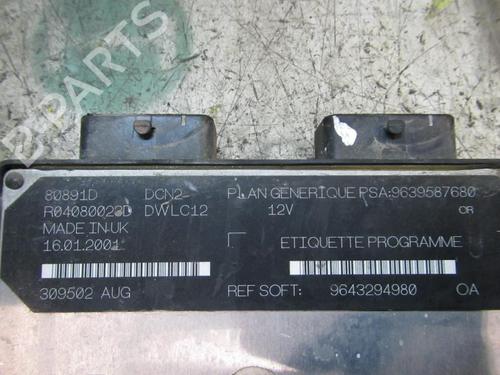 Engine control unit (ECU) CITROËN XSARA (N1)  | BP3841387M57 