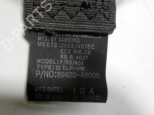 Rear right seatbelt KIA CEE'D (JD) 1.4 CRDi 90 | BP11852266I28 