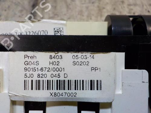 Climate control SKODA FABIA II (542)  | BP3998559I5 