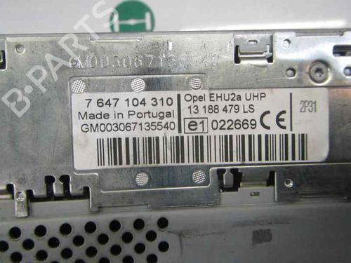 Radio OPEL MERIVA A MPV (X03) 1.6 16V (E75) | BP3861309E6 