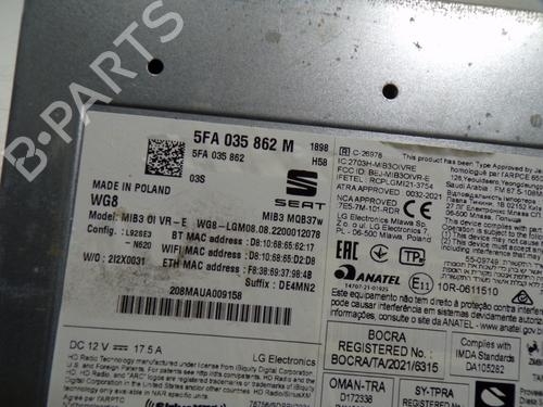 Radio CUPRA LEON Sportstourer (KL8, KU8, KUD) 2.0 TSI 4Drive | BP15179313E6 