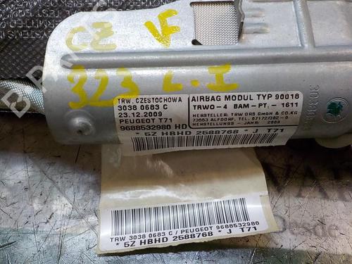 Left curtain airbag PEUGEOT 308 I (4A_, 4C_)  | BP3858624C11 