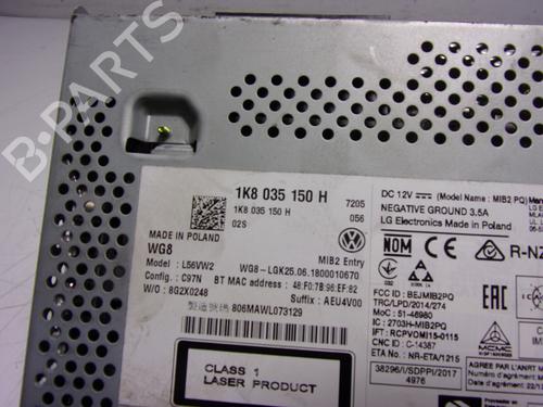 Bilradio VW CADDY IV Box Body/MPV (SAA, SAH) 2.0 TDI | BP15839552E6 