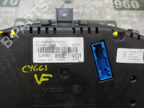 Instrument cluster SKODA FABIA II (542) 1.2 | BP3863291C47