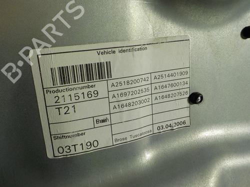 Front left window mechanism MERCEDES-BENZ M-CLASS (W164)  | BP8832745C22