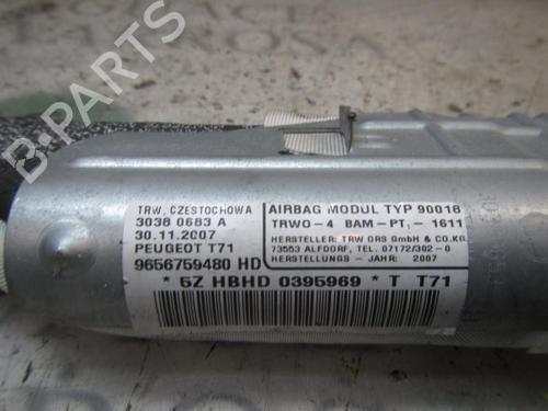 Left curtain airbag PEUGEOT 308 I (4A_, 4C_) 1.6 16V | BP3841405C11 