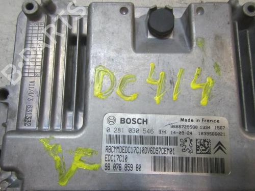 Engine control unit (ECU) PEUGEOT PARTNER Box Body/MPV 1.6 HDi 90 | BP3879078M57 