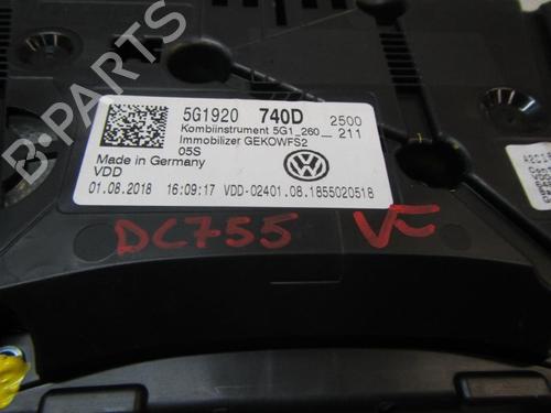 Instrument cluster VW GOLF VII (5G1, BQ1, BE1, BE2) 1.0 TSI | BP3992602C47 